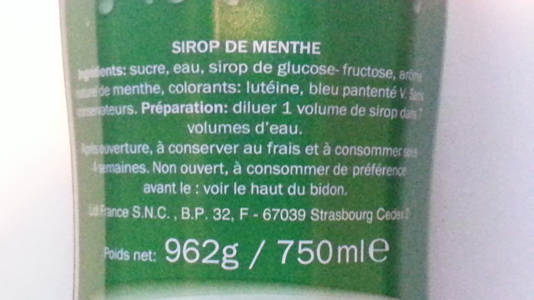 Additives