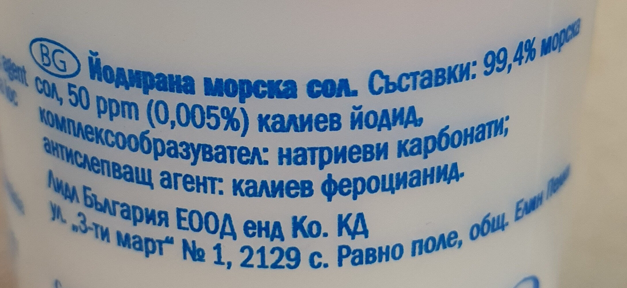 Additives