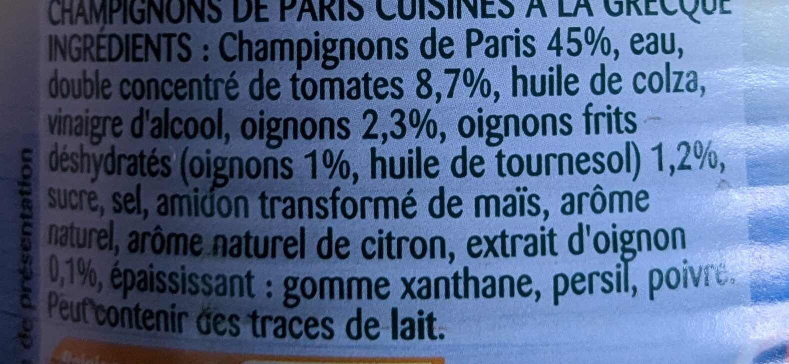 Additives