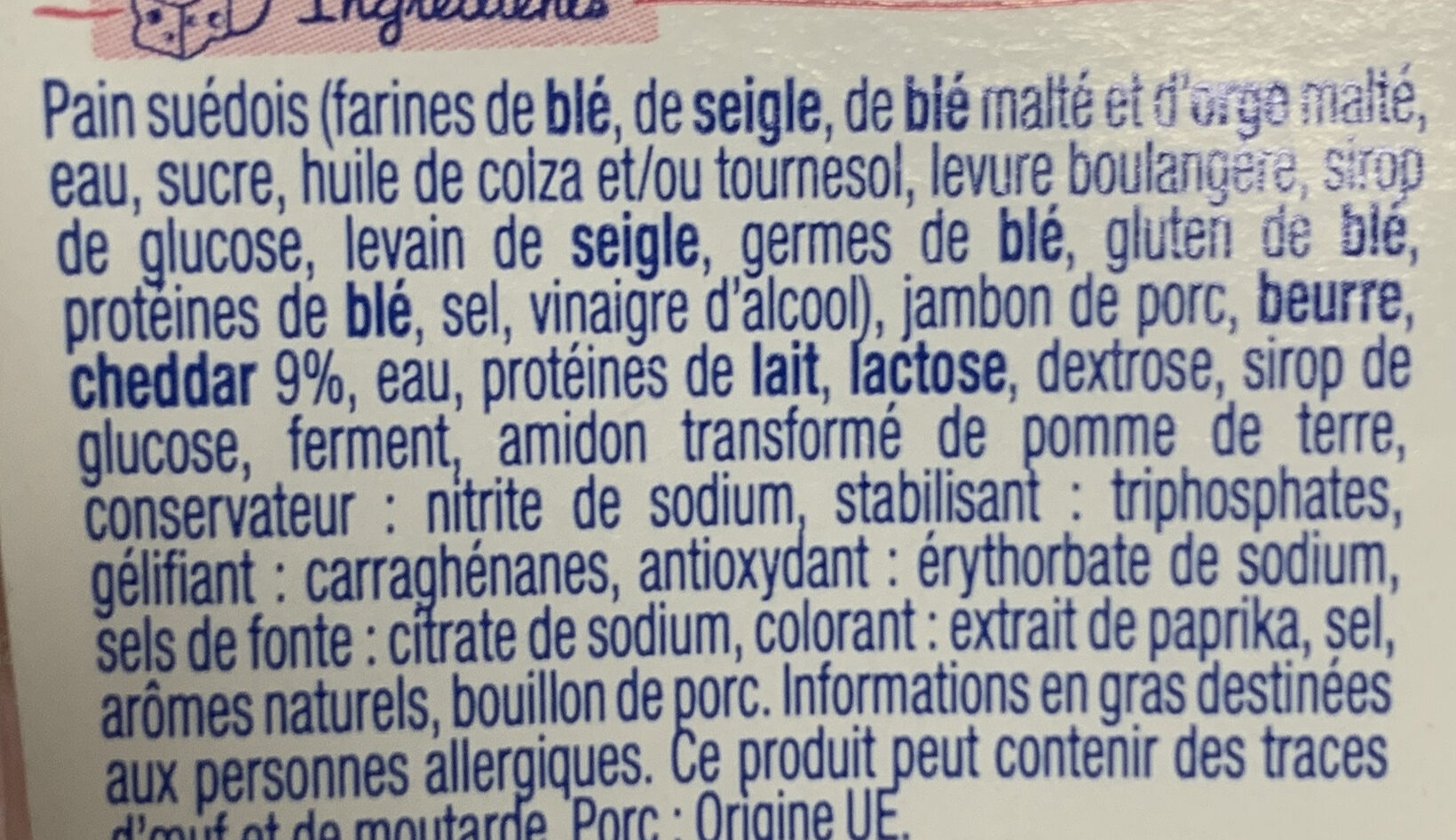 Additives