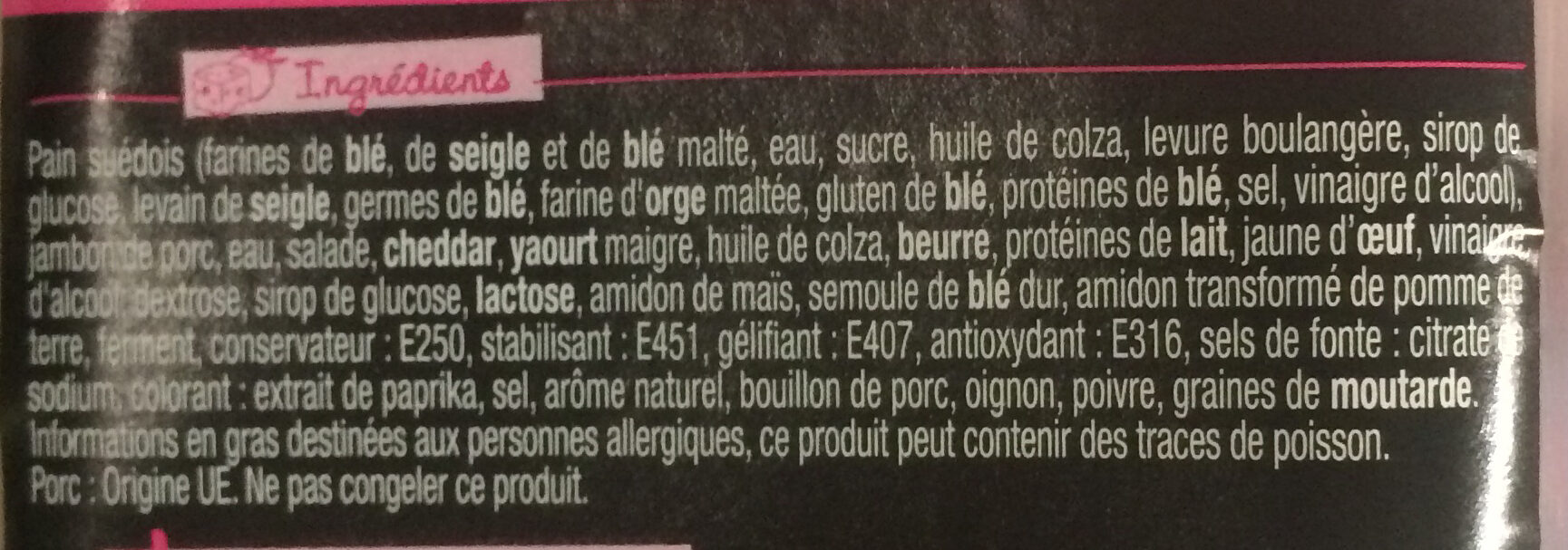 Additives