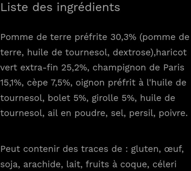 Additives