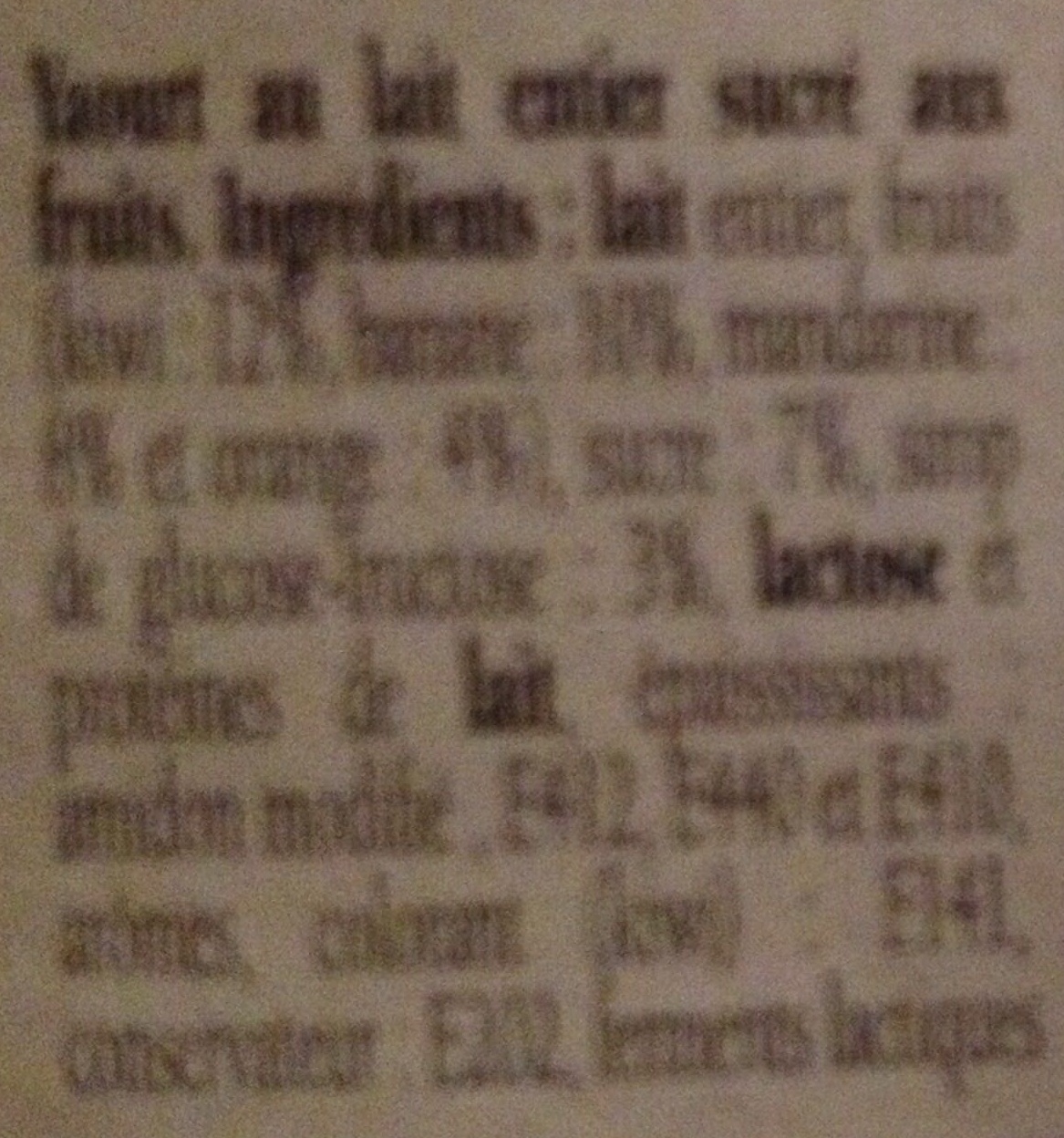 Additives