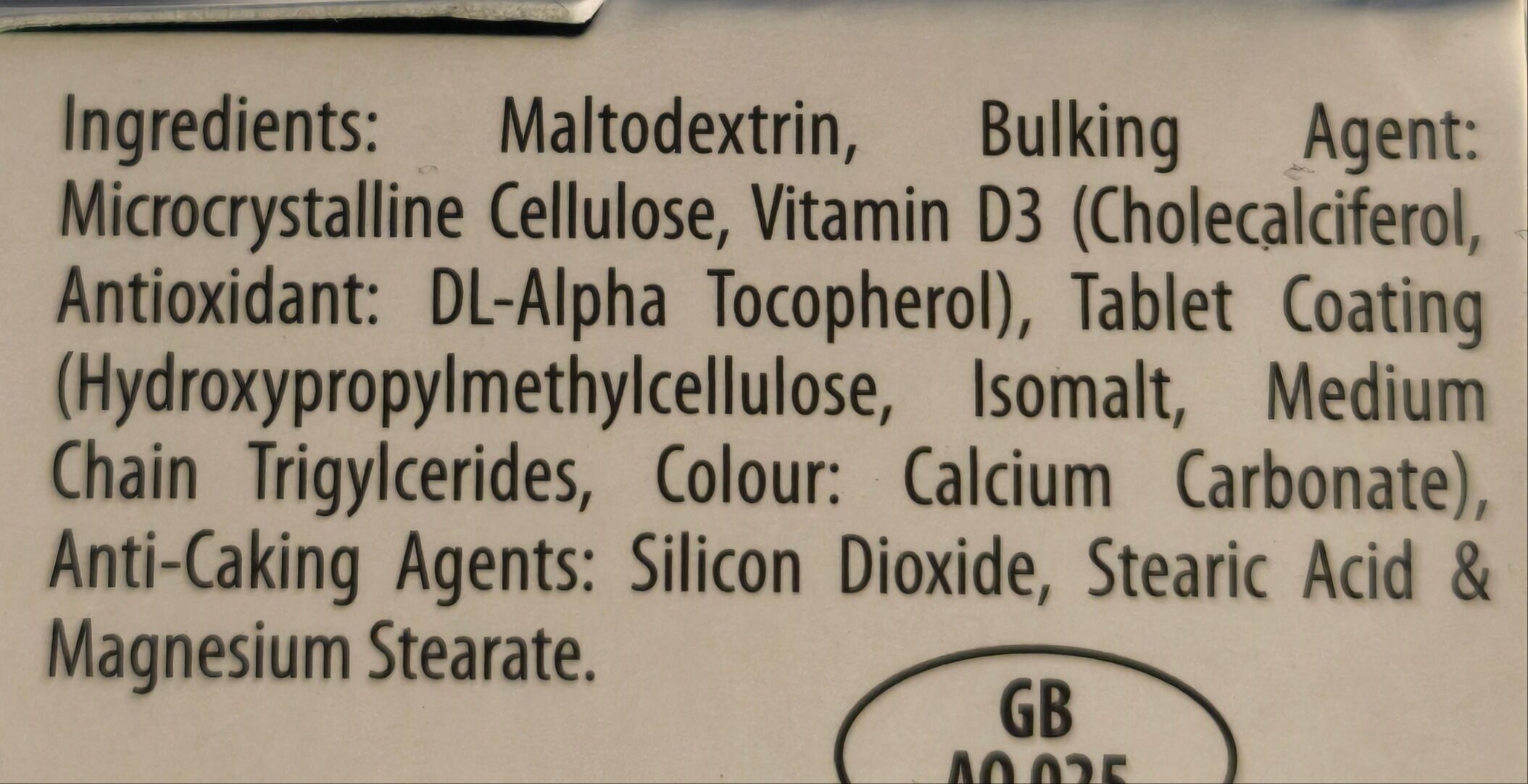 Additives
